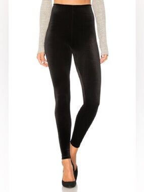 Commando Velvet Legging in Black size large